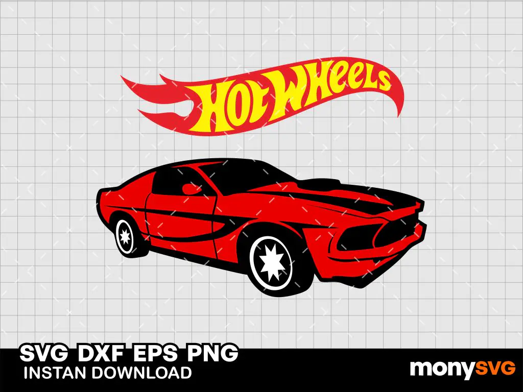 Hot Wheels Car SVG