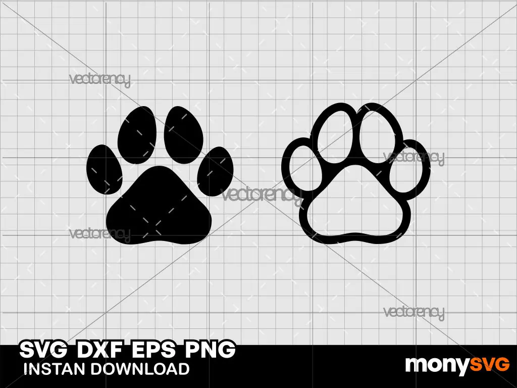 Paw print SVG