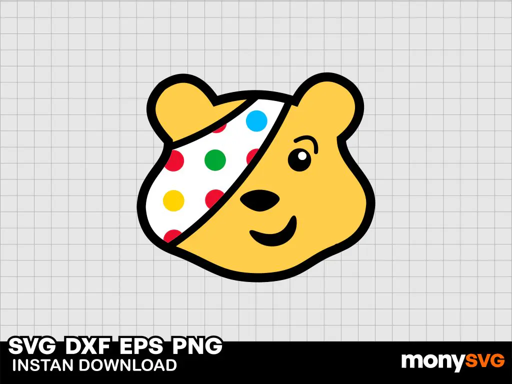 Pudsey bear svg Pudsey svg