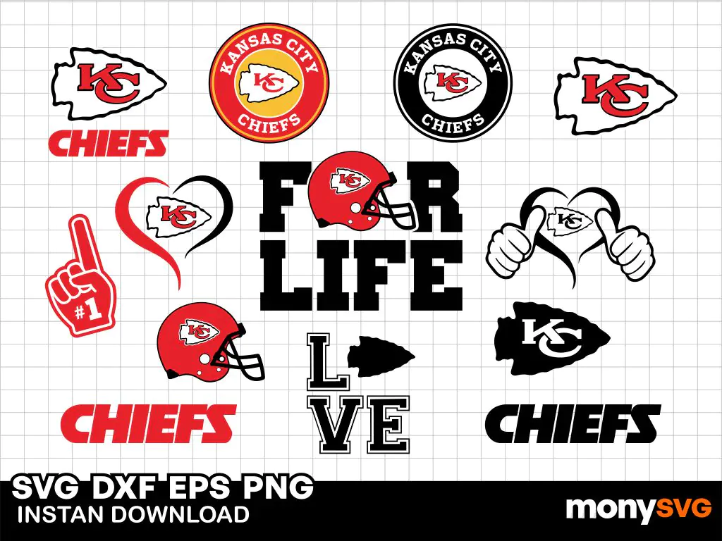 Kansas City Chiefs Logo SVG Bundle