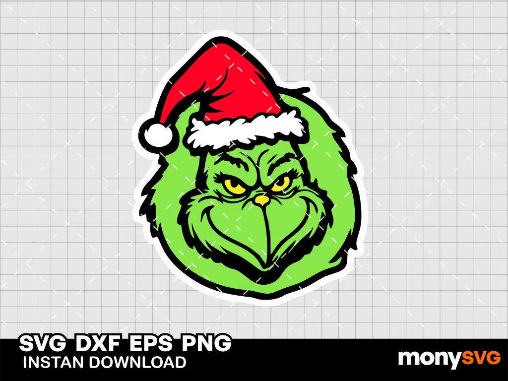 Grinchmas sticker SVG