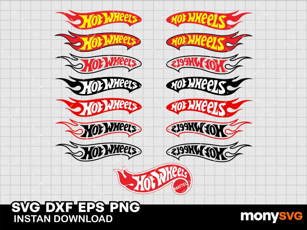 Hot Wheels logo bundle