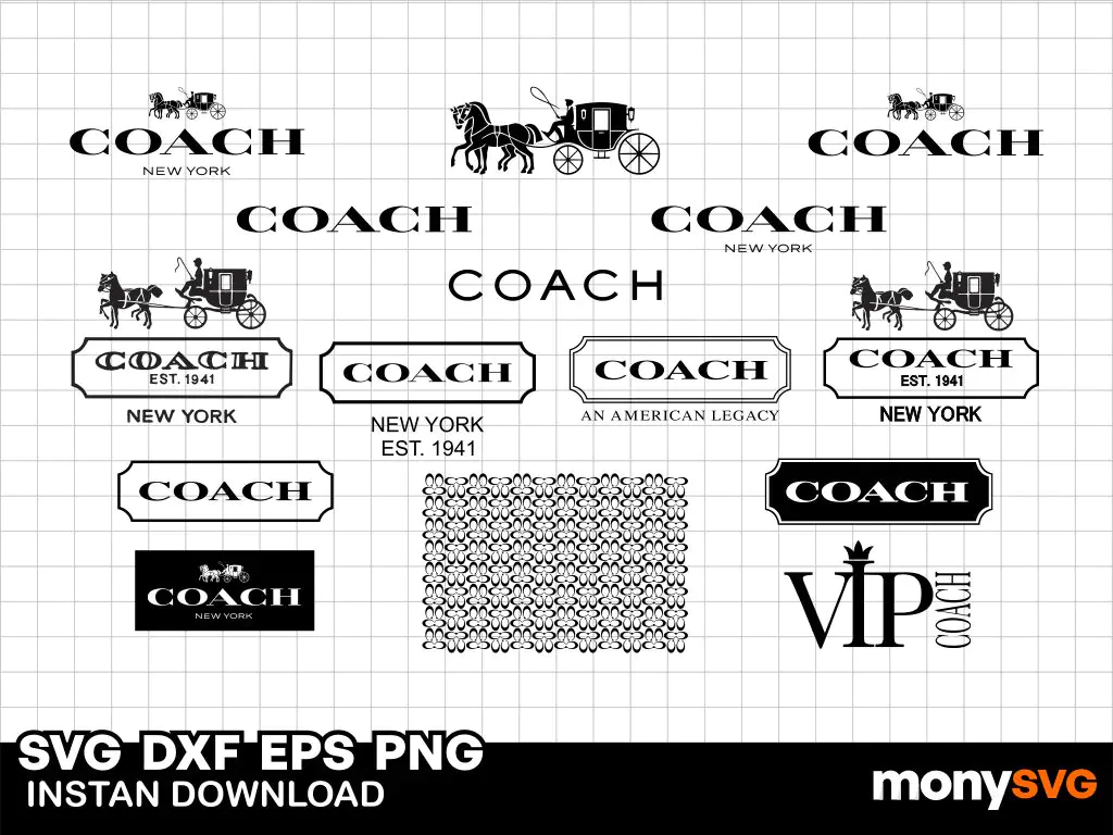 Coach logo SVG Bundle