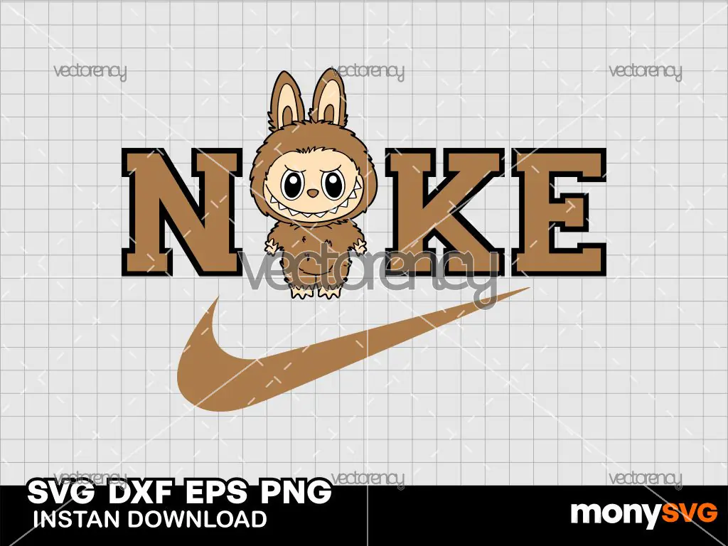 Labubu Nike SVG