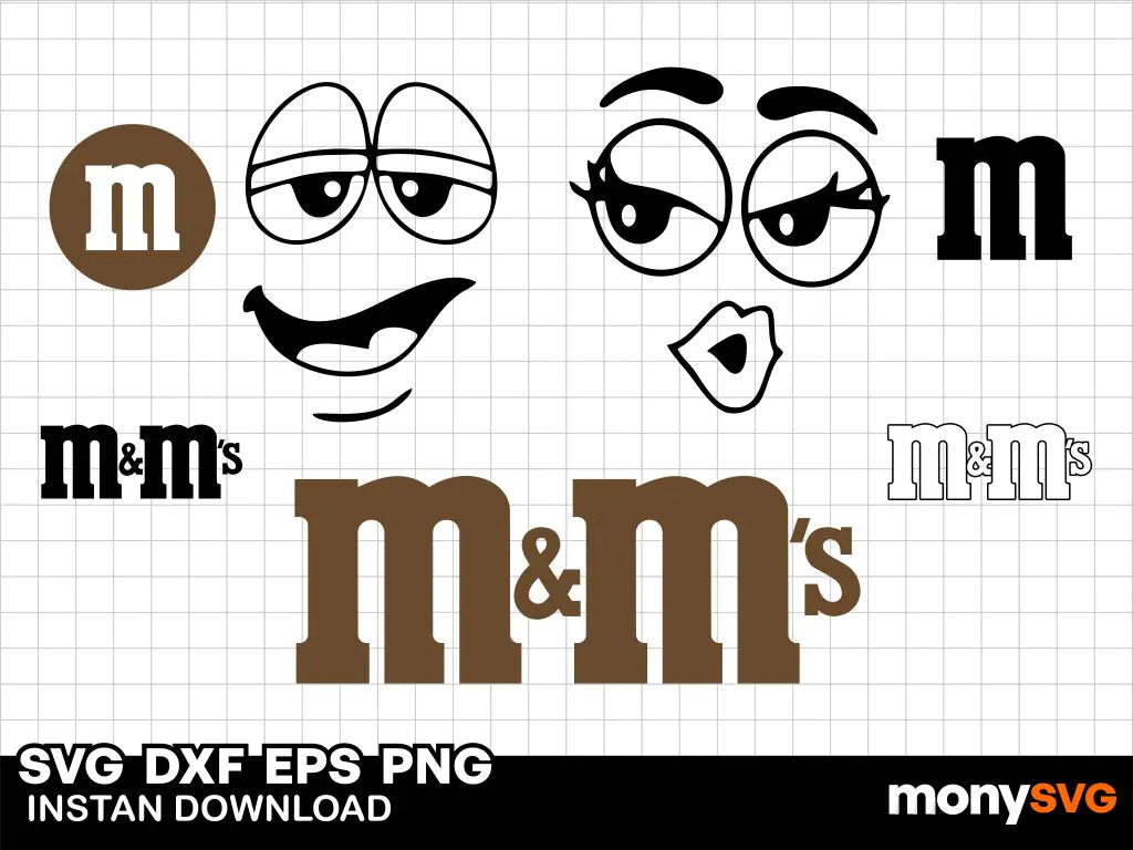 M&M logo SVG Bundle