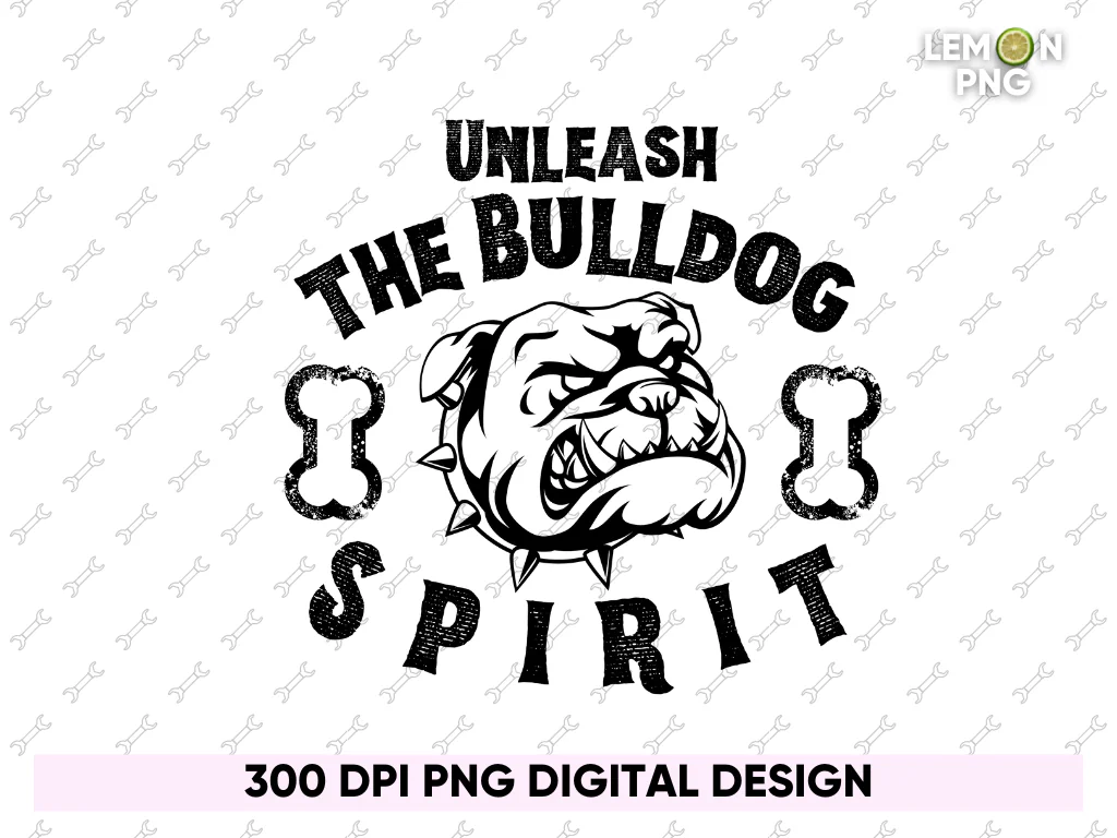 Unleash the Bulldog Spirit Sublimation Design Free Download