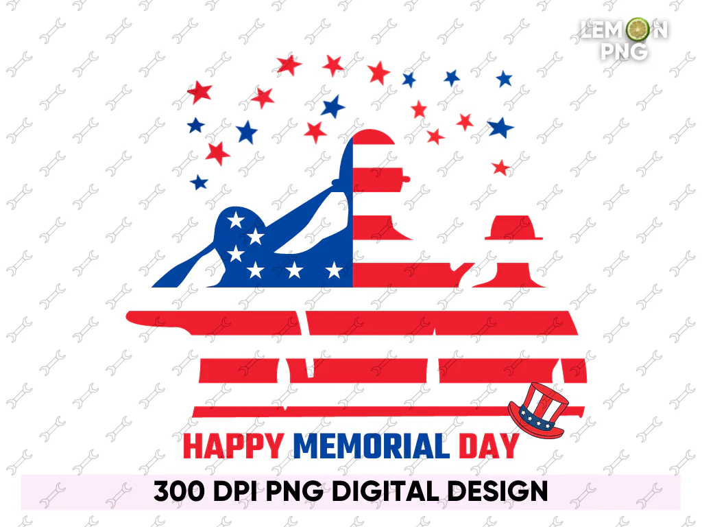 Happy Memorial Day PNG Shirt