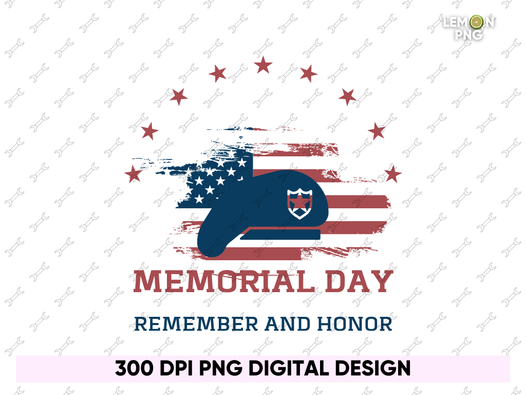 Happy Memorial Day Vectors PNG and PDF Design