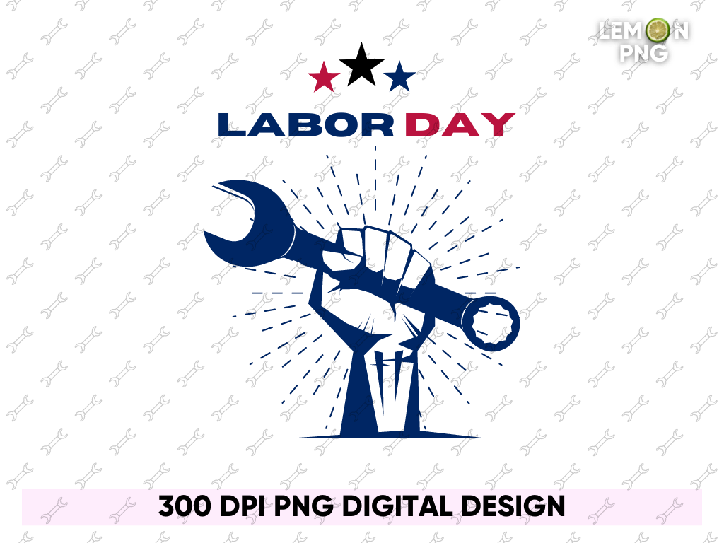 Happy Labor Day Sublimation Design