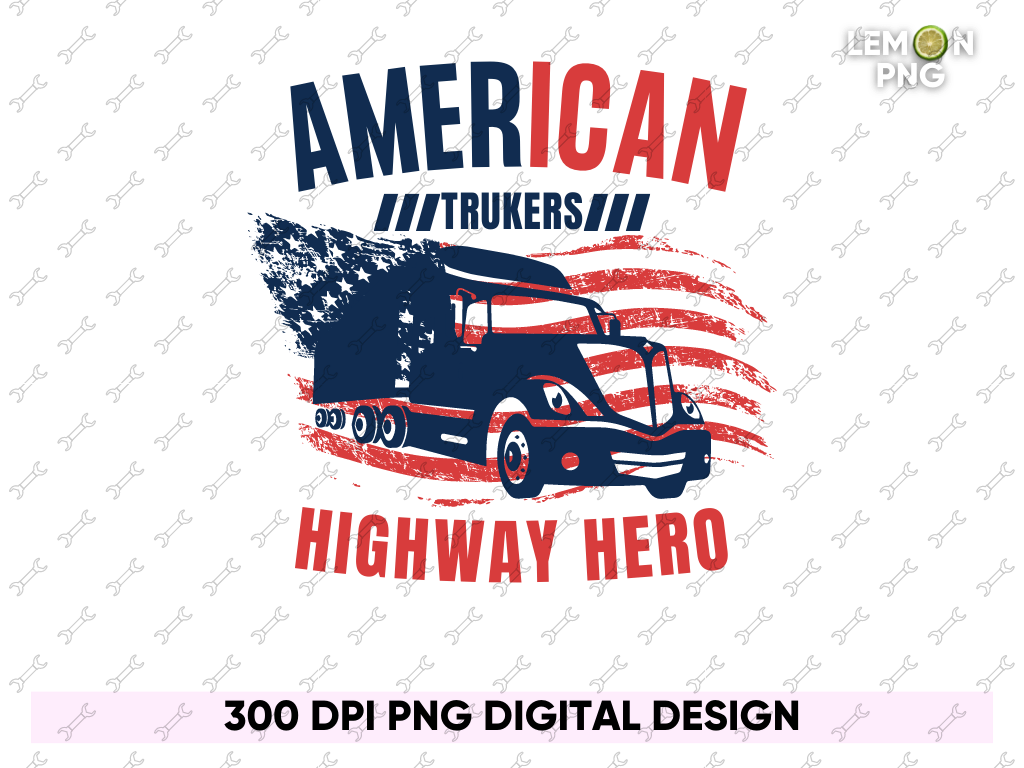 American Trucker Flag Shirt