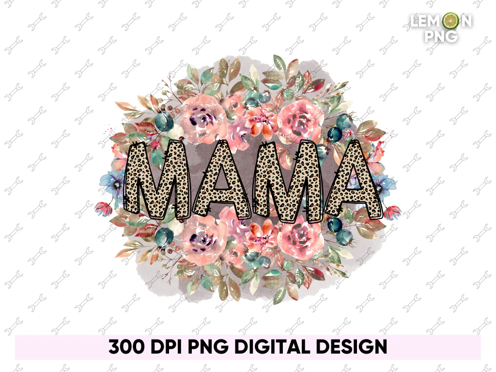 Mama PNG Sublimation Design Free