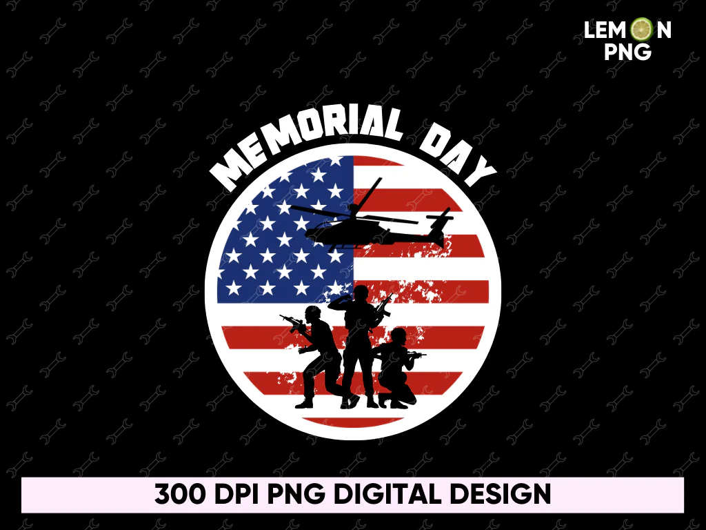 Memorial Day PNG Design