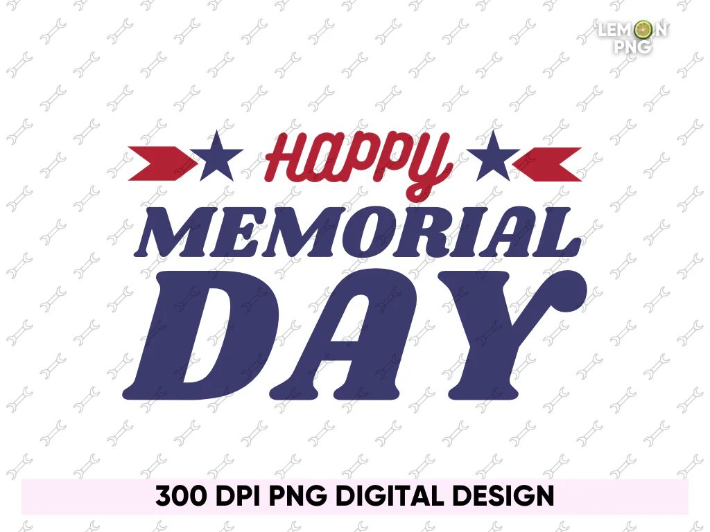 Memorial Day PNG Design Free