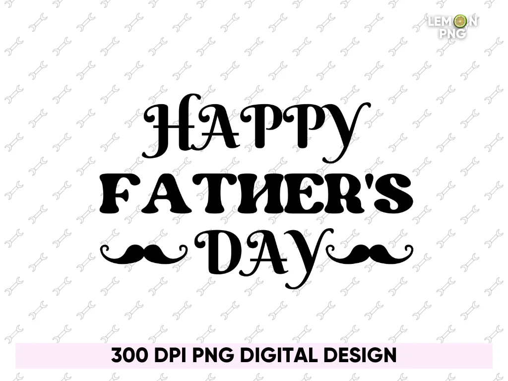 Happy Father’s Day PNG PDF Design