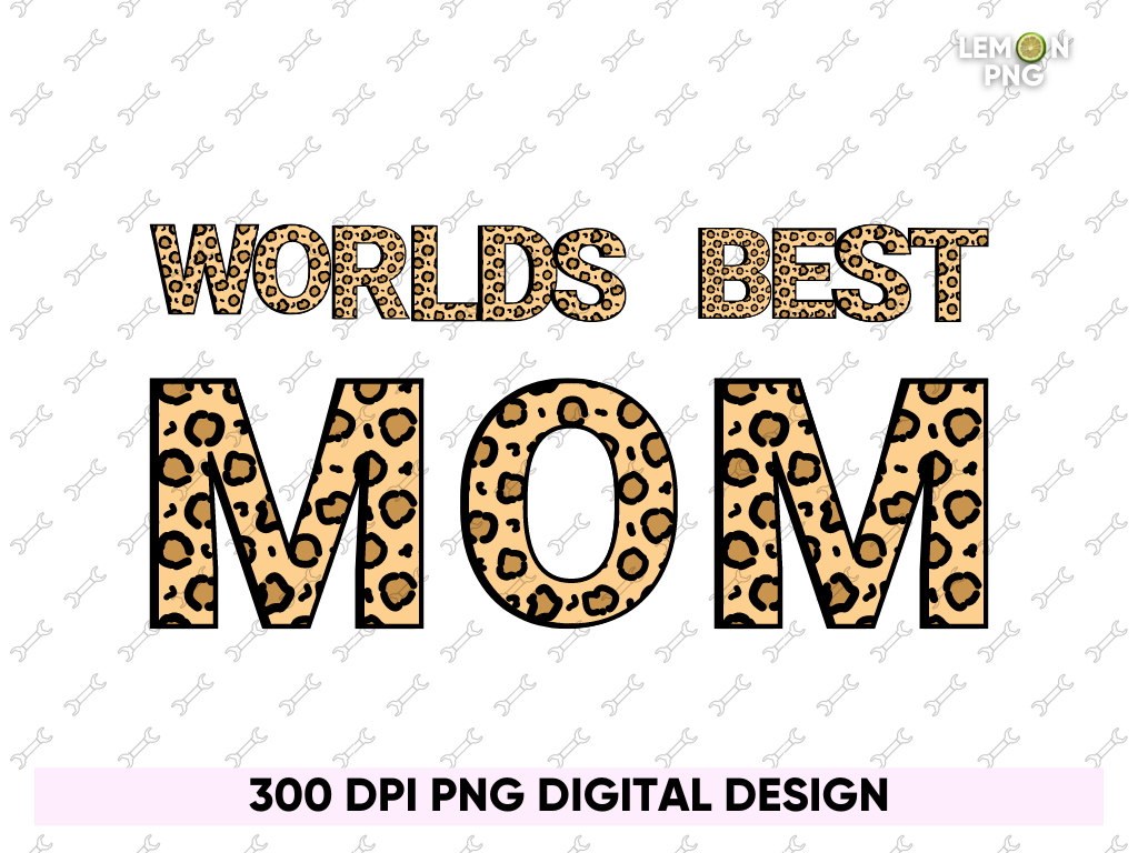 World’s Best Mom PNG Design