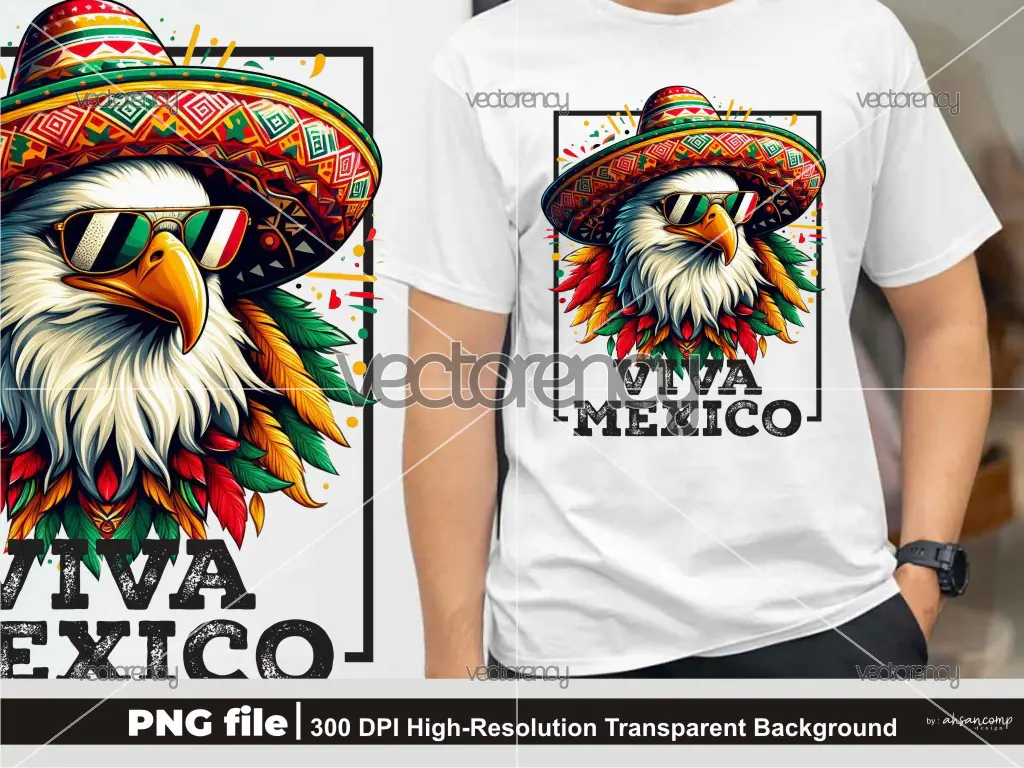 Cool Bald Eagle 1 - Viva Mexico Celebration
