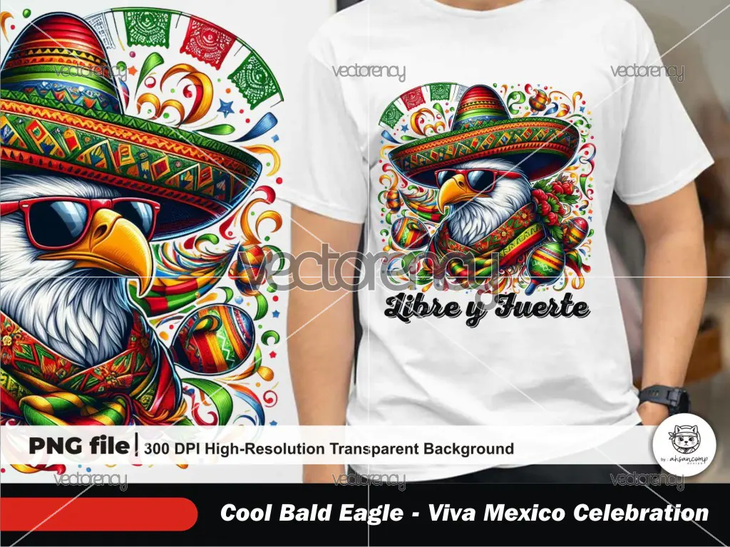 Cool Bald Eagle 5 - Viva Mexico Celebration