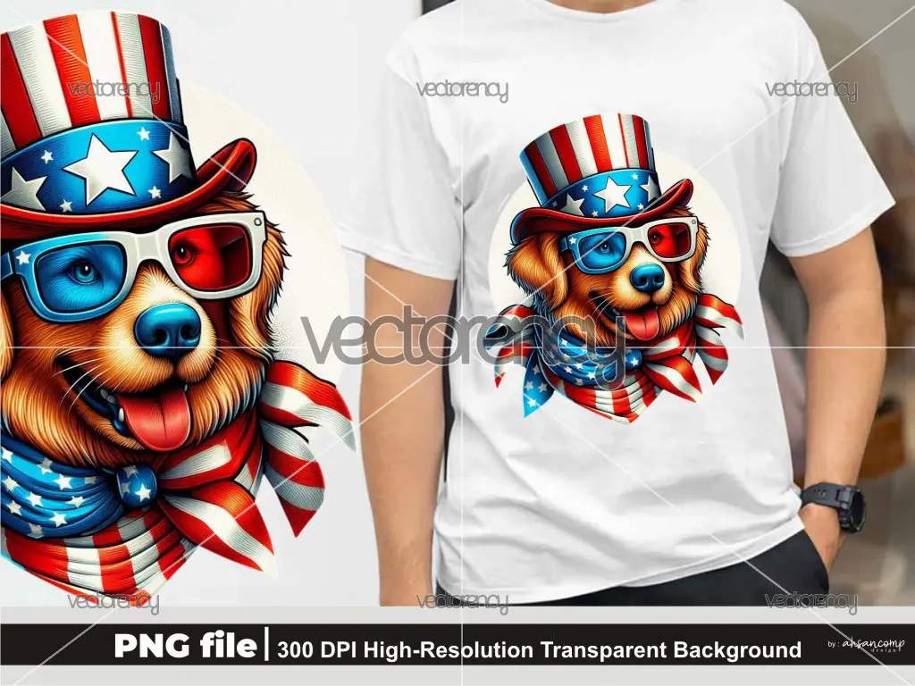 Patriotic Dog 1 – 4th of July