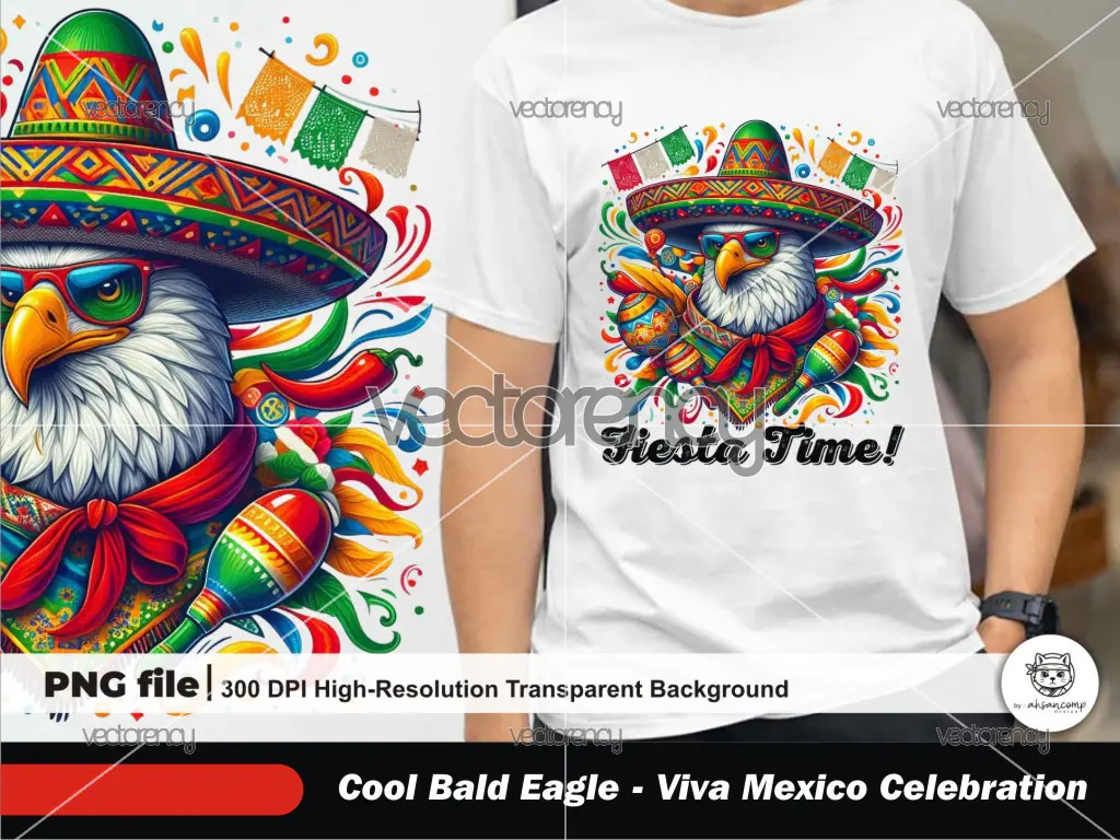 Cool Bald Eagle 6 - Viva Mexico Celebration