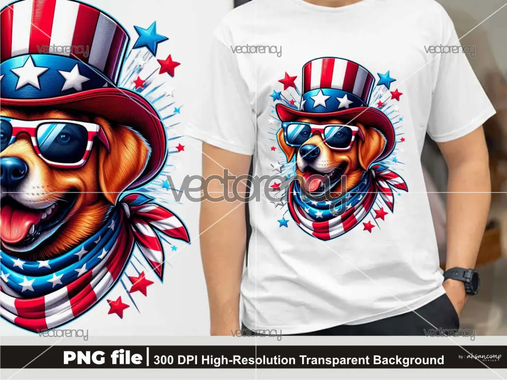 Patriotic Dog 3 – 4th of July