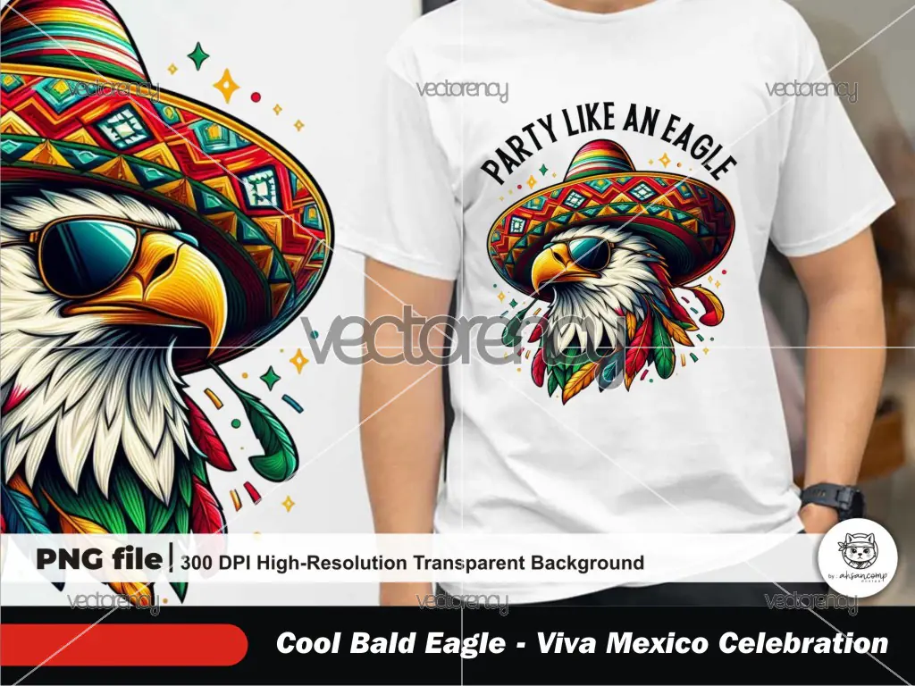 Cool Bald Eagle 8 - Viva Mexico Celebration