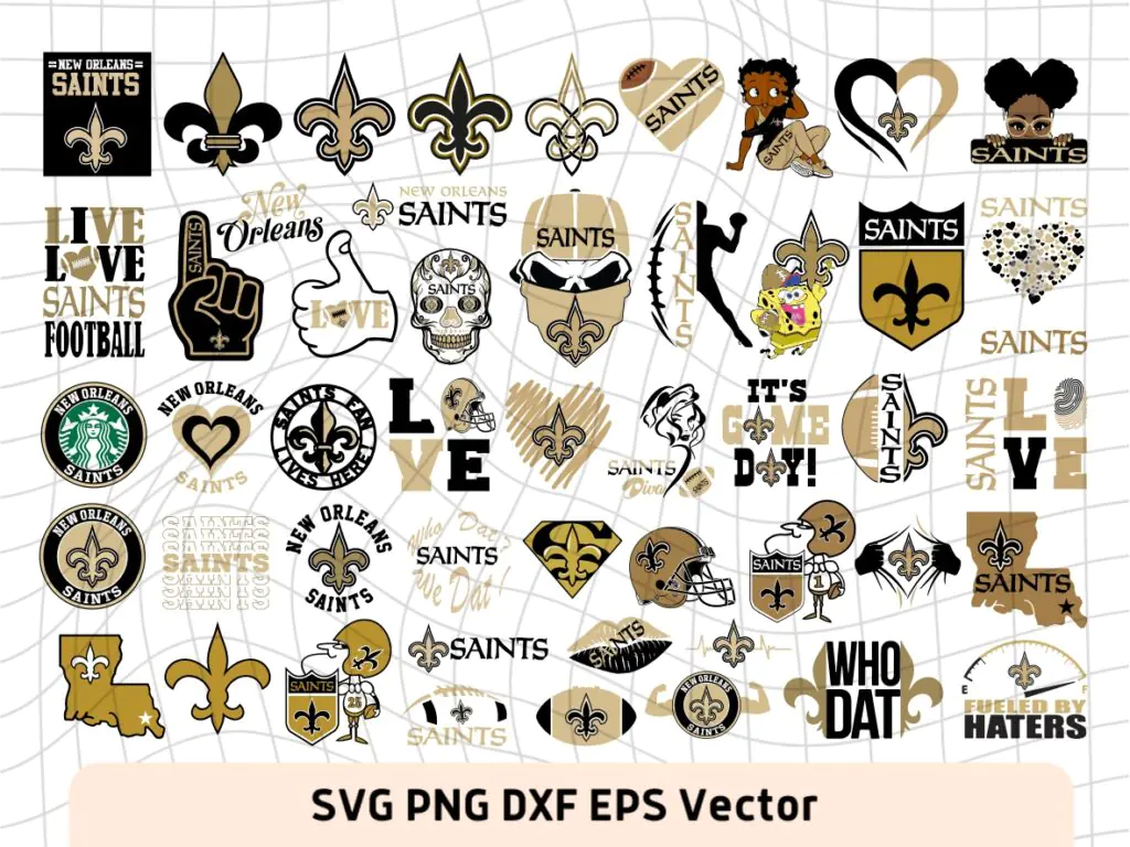 New Orleans Saints Logo PNG, SVG Bundle, Football NFL