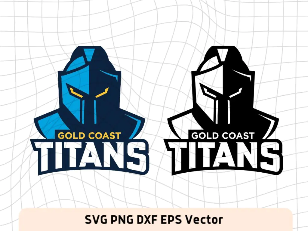 NRL Logo Gold Coast Titans SVG, Vector, PNG, Rugby Logo Image