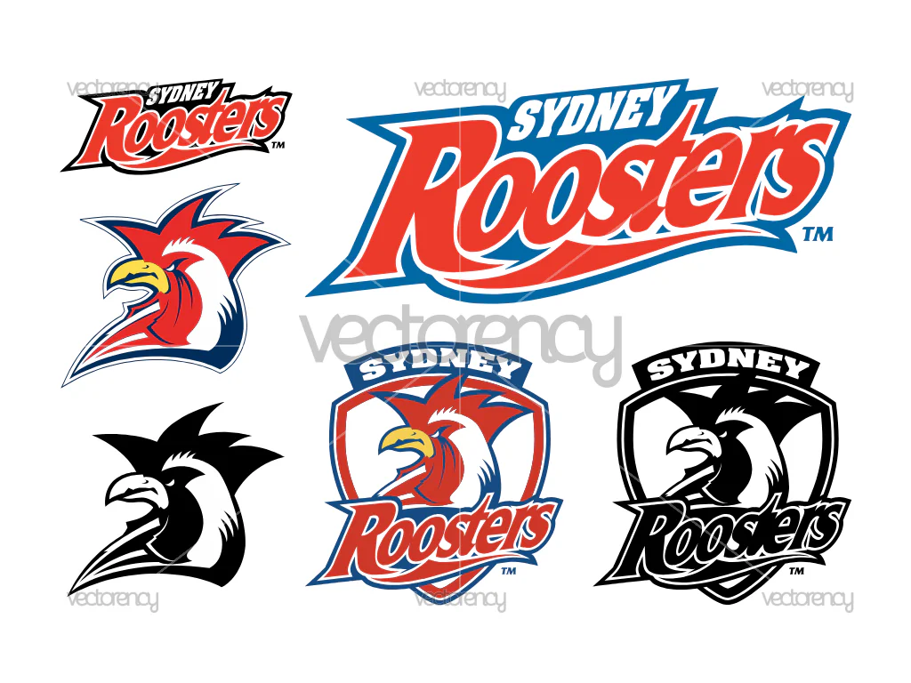 Sydney Roosters Logo Bundle SVG DXF EPS PNG