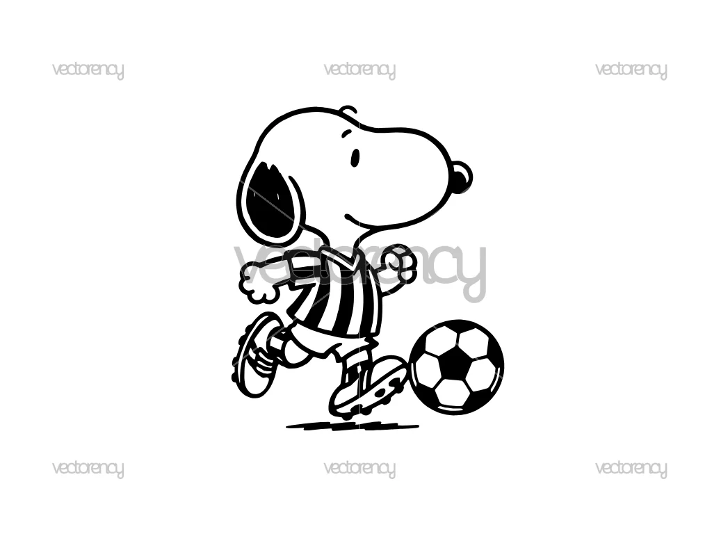 Snoopy Juventus Vector SVG PNG