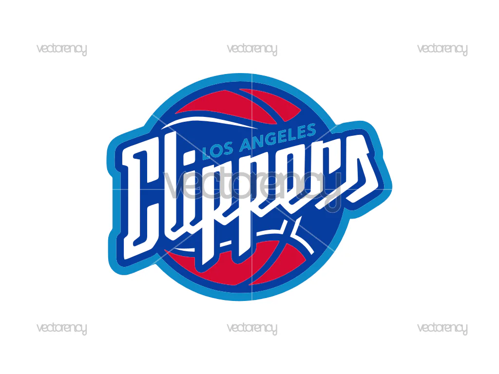LA Clippers SVG PNG EPS DXF Basketball Team Logo Cut File Cricut & Silhouette Digital Download