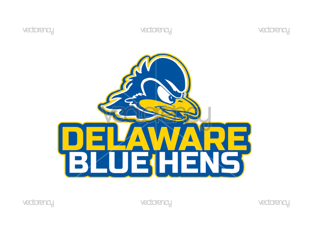 Delaware Blue Hens SVG Vector Image Download for Crafters