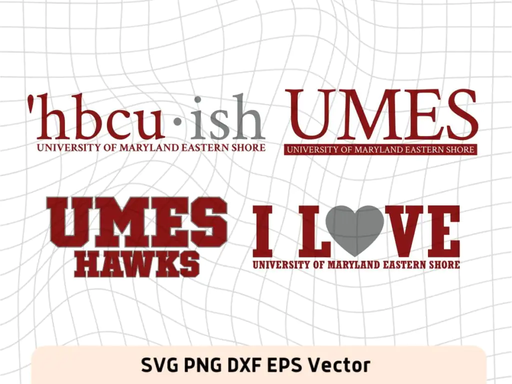 Hbcu – Ish University Of Maryland Eastern Shore SVG