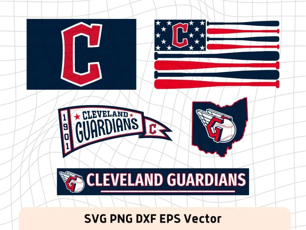 Cleveland Guardians SVG Set Bundle 2023