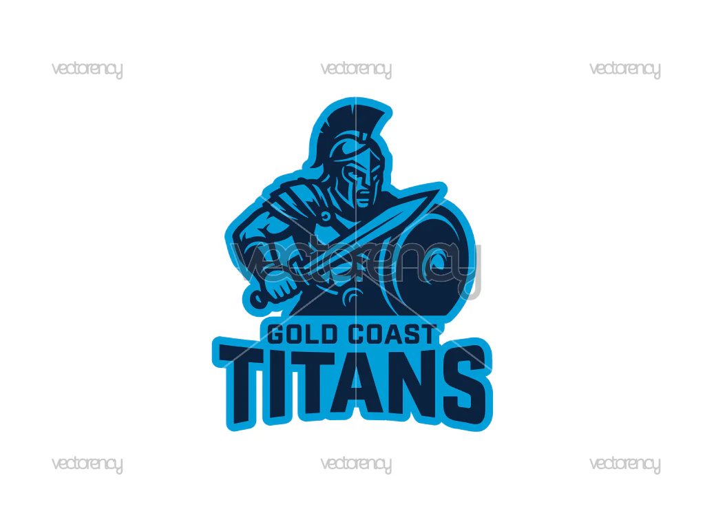 Gold Coast Titans Image Vector Sticker File SVG