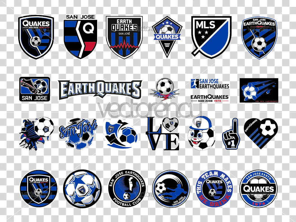 San Jose Earthquakes Logo SVG, MLS Vector File, PNG