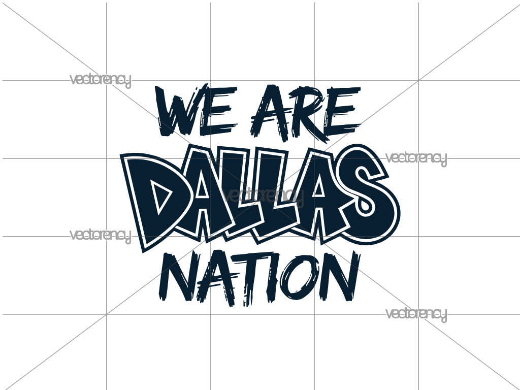 We Are Dallas Nation PNG EPS SVG Image