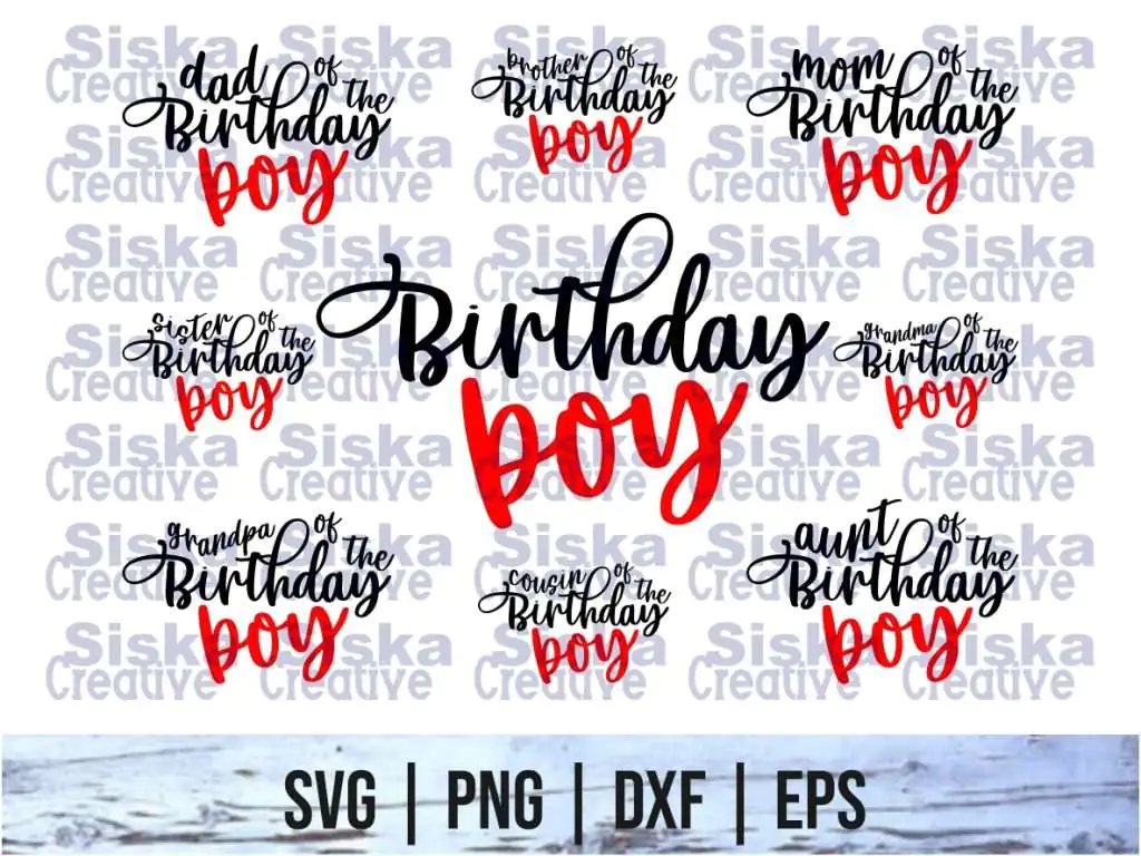 Birthday Boy SVG Bundle