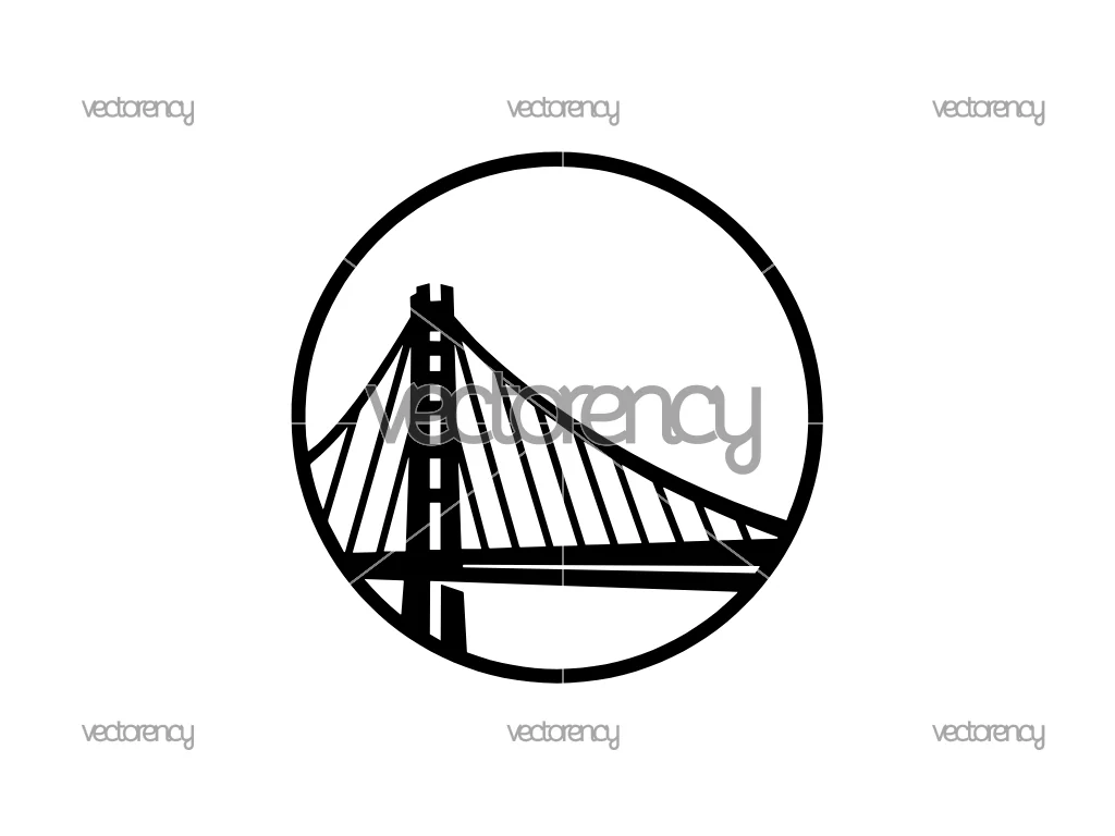 Golden State Warriors Logo Black Simple Symbol Icon