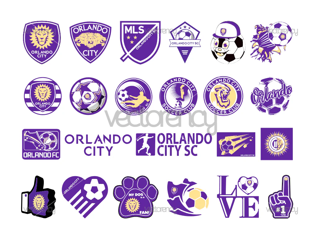 Orlando City SC SVG, Logo Vector, PNG MLS Team Mascot