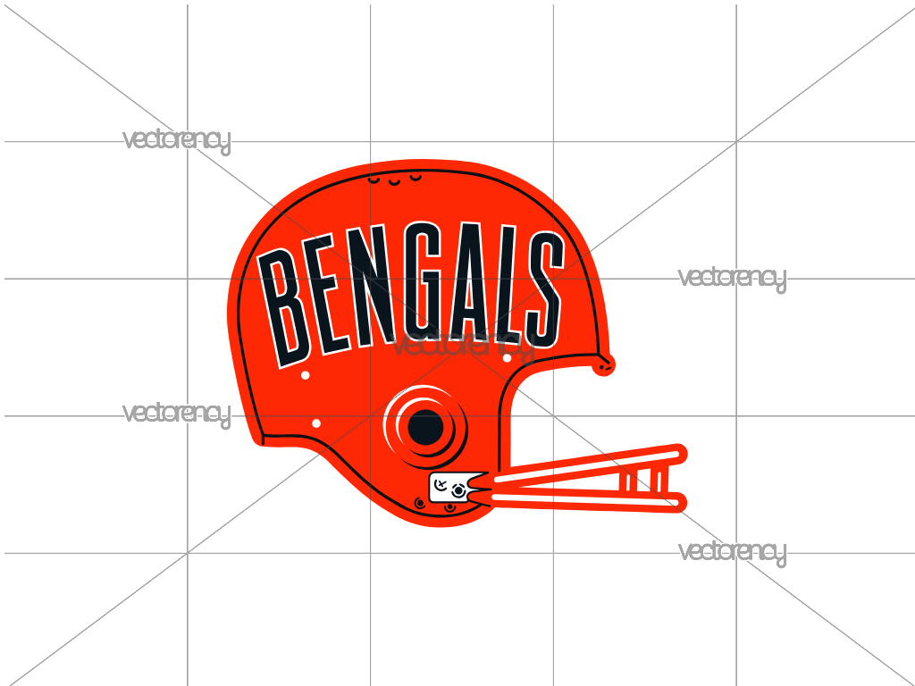 Cincinnati Bengals Helmet SVG Free