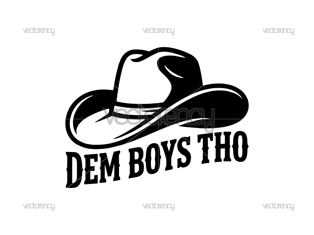 Dem Boys Tho SVG Dallas Cowboys NFL Design Premium