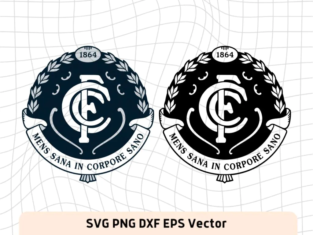 Carlton Football Club SVG Cut Files PNG Image