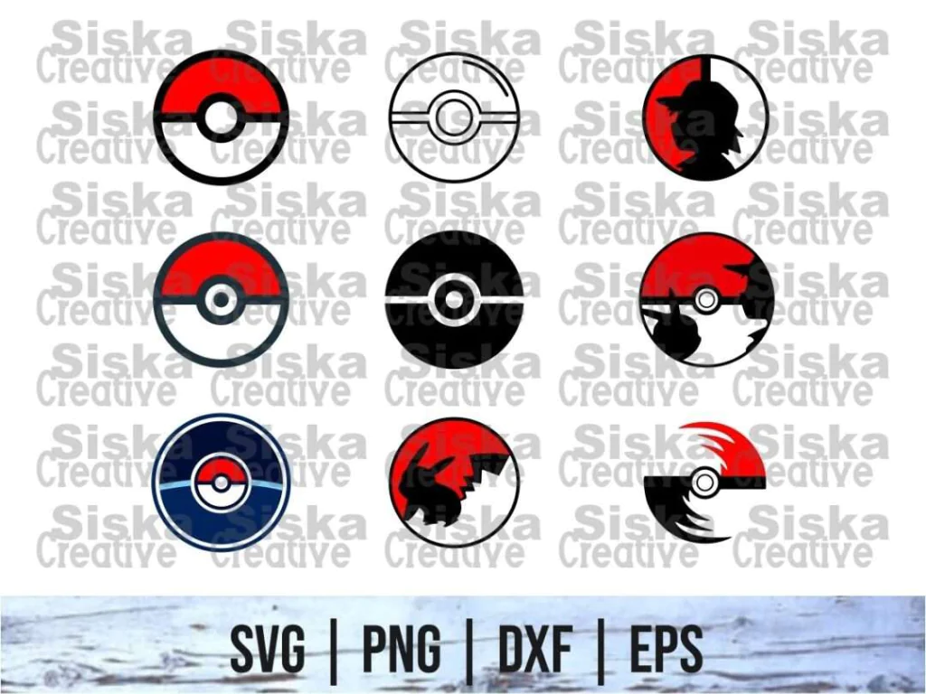 Pokemon Ball SVG