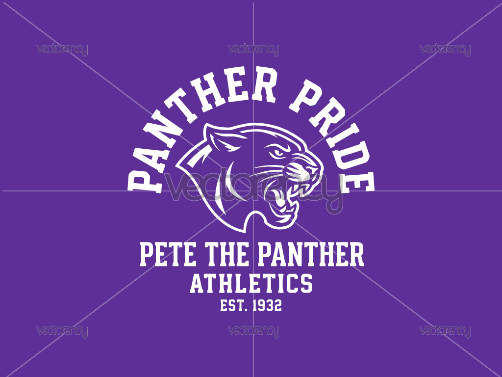 Design Pete the Panther SVG PVAMU NCAA Vector
