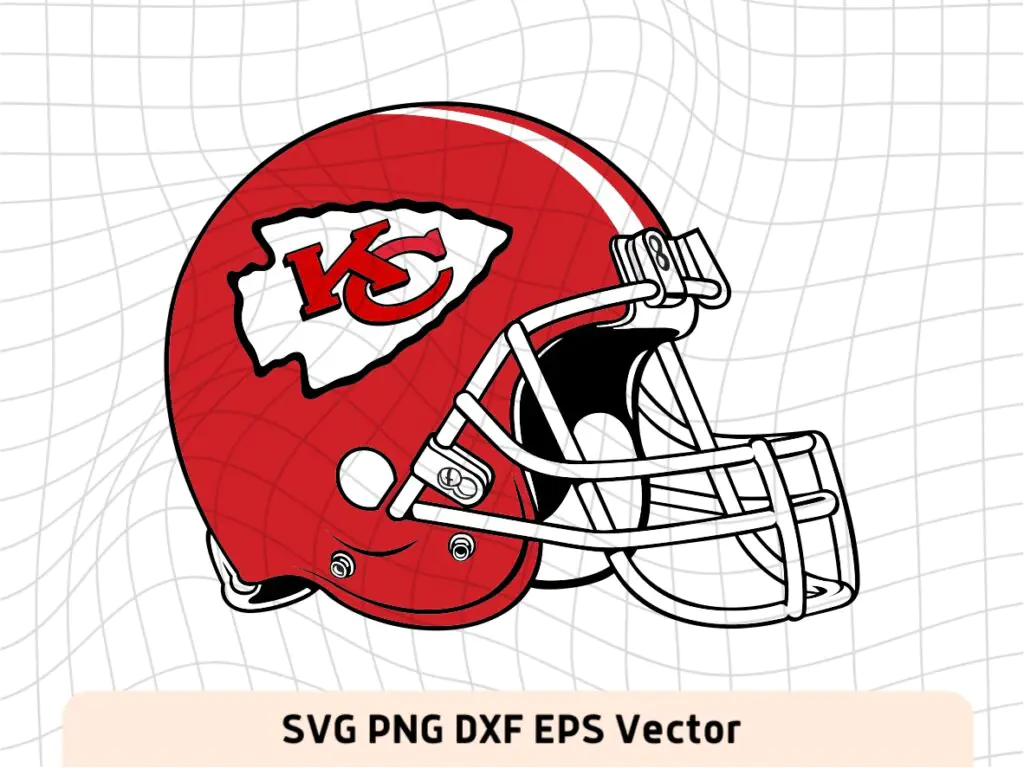 Kansas City Chiefs Helmet SVG