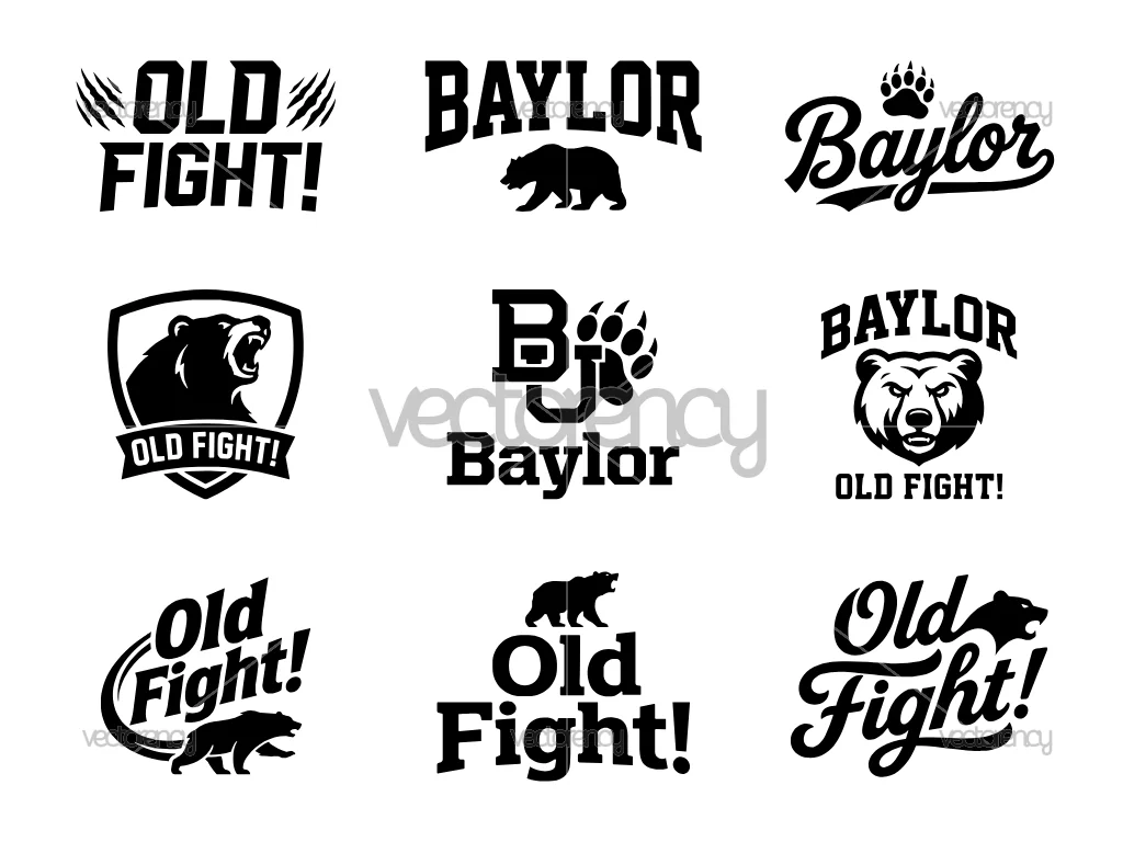 Baylor University SVG Bundle Design PNG Vector Design Premium
