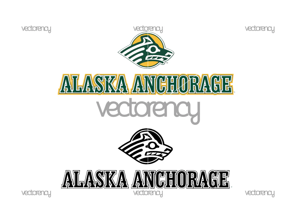 Seawolf Alaska Anchorage SVG PNG EPS NCAA Logo