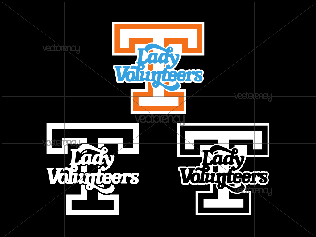 Tennessee Lady Volunteers Logo SVG