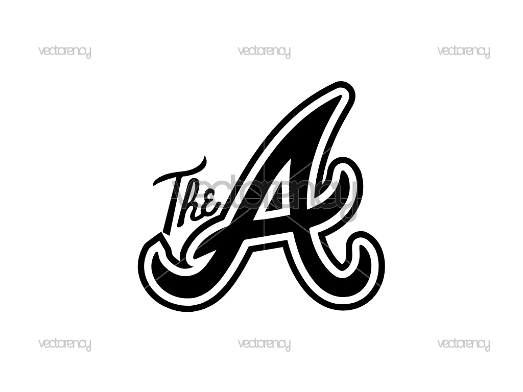 The A, Braves SVG PNG
