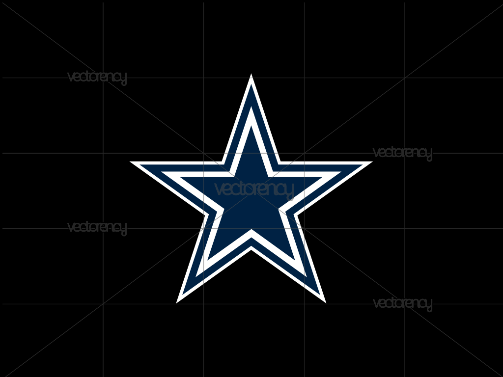 Dallas Cowboy Star Logo SVG